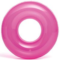 Koło dmuchane do pływania  neonowe o średnicy 76 cm INTEX 59260 różowe