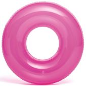 Koło dmuchane do pływania  neonowe o średnicy 76 cm INTEX 59260 różowe