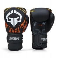 Rękawice bokserskie Ground Game Flames czarny 10 oz