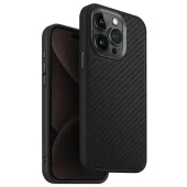UNIQ etui Keva iPhone 15 Pro Max 6.7"Magclick Charging czarny/carbon black