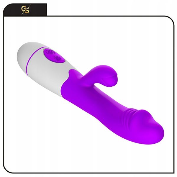 WIBRATOR DAMSKI DO ŁECHTACZKI DLA PAR KRÓLICZEK 30PROGRAMÓW + Żelowe zdjęcie 11