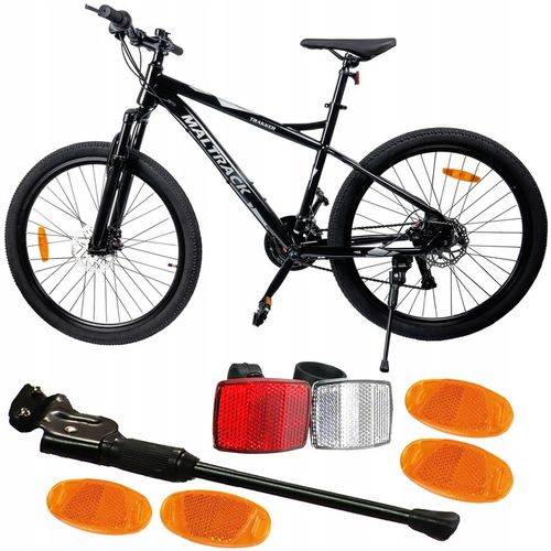 ROWER GÓRSKI MTB MANETKI 21 BIEGÓW 2 TARCZE RAMA 15" KOŁA 26" NÓŻKA na Arena.pl