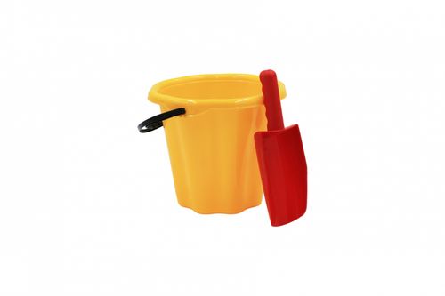 DLA NAJMŁODSZYCH WIADERKO DUŻE Z ŁOPATKĄ 1SZT na Arena.pl