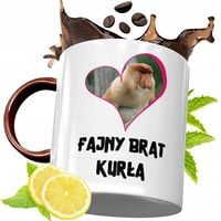 Kubek Bordowy Dla Brata Na Urodziny Prezent Z Nadrukiem Ze Zdjęciem