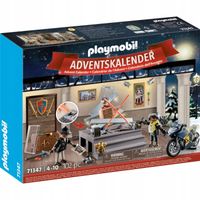 PLAYMOBIL KALENDARZ ADWENTOWY POLICJA POLICJANT KRADZIEŻ W MUZEUM 71347