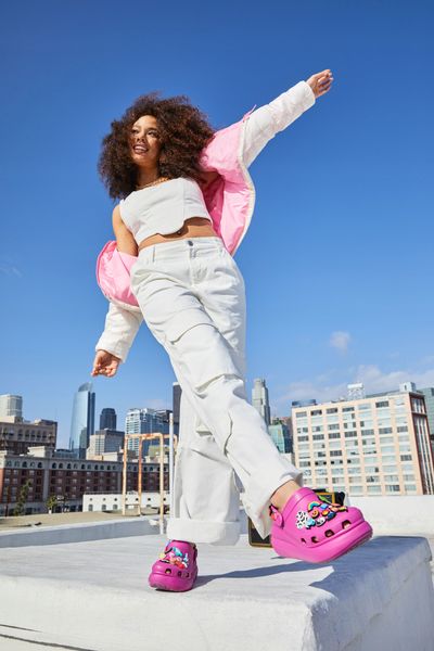 Damskie Buty Chodaki Crocs Classic Crush Clog 38,5 zdjęcie 8