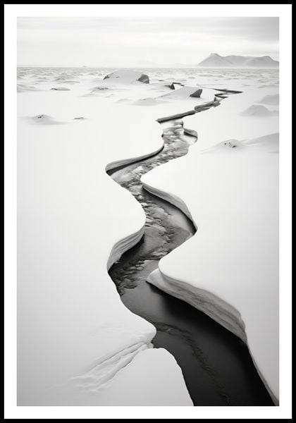 Plakat 61x90,5cm Szczeliny Mrozu zdjęcie 3