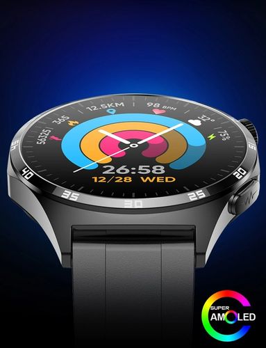 ZEGAREK MĘSKI SMARTWATCH DLA SENIORA EKG POMIAR CUKRU CIŚNIENIE TEMPERATURA na Arena.pl