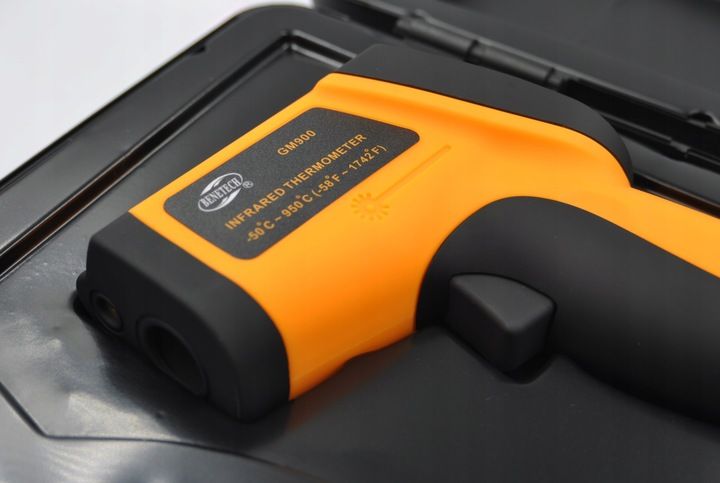 PIROMETR TERMOMETR BEZKONTAKTOWY LASEROWY BEZDOTYKOWY PODCZERWIEŃ -50 +950 zdjęcie 16