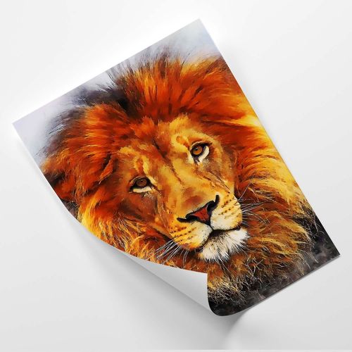 Plakat, Lew 50x70 na Arena.pl