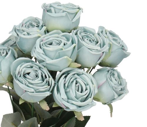 SZTUCZNE KWIATY ROŚLINY RÓŻA RÓŻE BUKIET GĘSTY XXL 50CM na Arena.pl