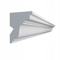 Listwa karniszowa LED 2m DLO34 6cm x 5cm maskownica osłona szyny ozdobna