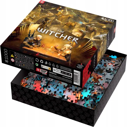 Puzzle Good Loot Wiedźmin 1000 elementów Puzzle Gaming The Witcher Wiedźmin na Arena.pl