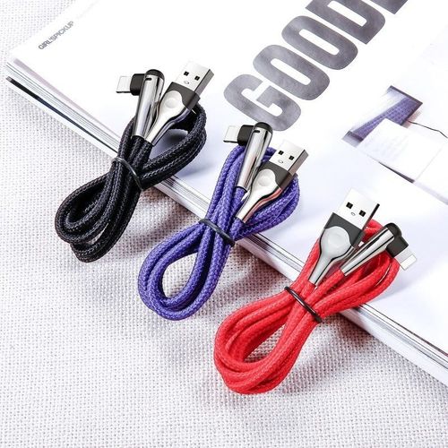 Kabel Baseus USB Type-A do Lightning MVP 2.4A 1M - czerwony na Arena.pl