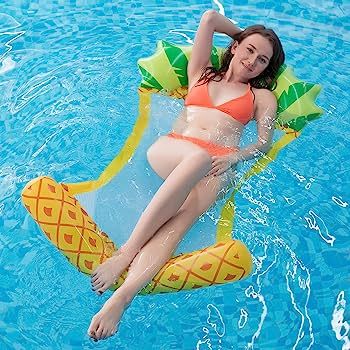 HAMAK WODNY DMUCHANY ANANAS MATERAC LEŻAK zdjęcie 12