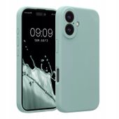 Etui silikonowe APPLE iPHONE 16 pokrowiec CASE turkusowe