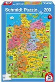 Puzzle 200 Ilustrowana mapa Niemiec G3