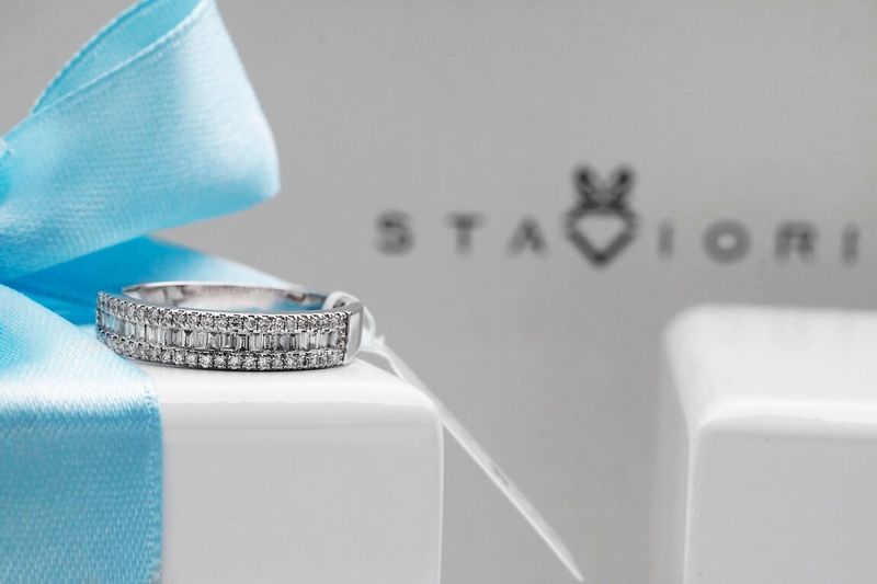 Emaga Złoty pierścionek PBD0759 - Diament zdjęcie 4