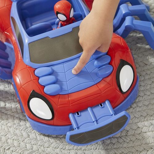 SPIDEY i SUPER KUMPLE DUŻY POJAZD AUTO WEB-CRAWLER + FIGURKA SPIDEY na Arena.pl