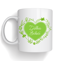 Kubek z nadrukiem na Ziółka Babci