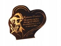 STATUETKA PODSTAWKA POD ZNICZ na grób + grawer XXL