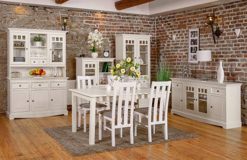 STÓŁ BIAŁY SOSNOWY BELLUNO ELEGANTE PL022B na Arena.pl