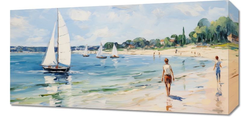Obraz 60x30cm Życie na Brzegu zdjęcie 1