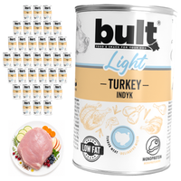 BULT LIGHT mokra karma dla psa Indyk puszka 36x400g Lekkostrawna
