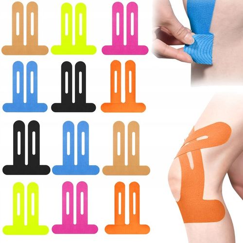 WYSOKIEJ JAKOŚCI TAŚMA KINEZJOLOGICZNA na ciało kolano 12 PCS na Arena.pl