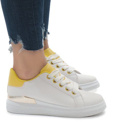 Białe trampki na platformie 353 40 na Arena.pl