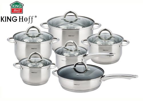 GARNKI KiNGHOFF SILVER MARBLE 12 ELE KH-4457 na Arena.pl