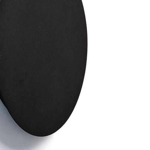 Ledowy kinkiet okrągły Ring 7635 9W 3000K pokojowa lampa czarna na Arena.pl