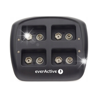 Ładowarka do akumulatorków 6F22 / HR22 / 9V everActive NC-109