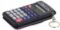 KALKULATOR KIESZONOWY 8 CYFR BRELOK OTWIERANA PRZYKRYWKA ZASILANIE BATERIE