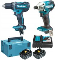 MAKITA DLX2339JX1-2 ZESTAW COMBO 18V DDF482 + DTD156 2 AKUMULATORY