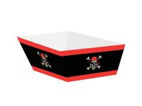 Pudełka na chipsy i przekąski Pirat, 4 szt.