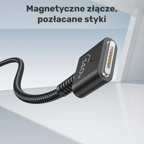 Unitek Kabel zasilający USB-C - MagSafe 3 140W 1 m na Arena.pl