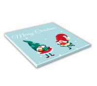 SZKLANA DESKA KUCHENNA 25x25cm - 487e Krasnoludki