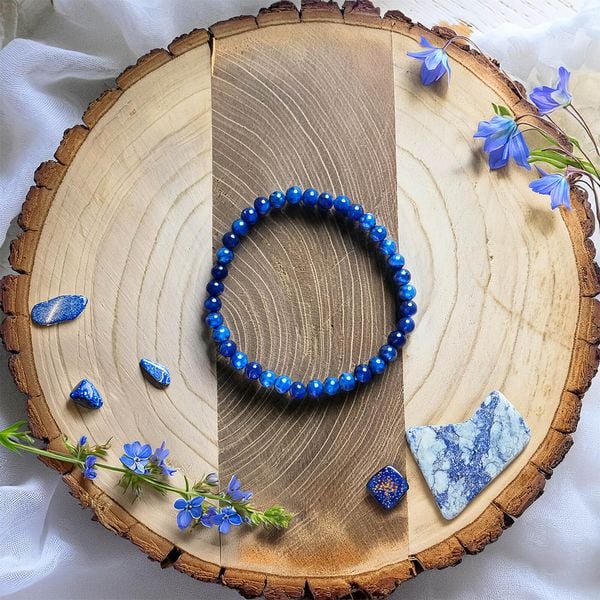 Bransoletka z lapis lazuli zdjęcie 3