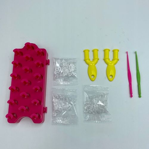 Zestaw do robienia bransoletek z gumek gumki KUFEREK div dla dziewczynki na Arena.pl