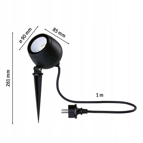 Paulmann Reflektor ogrodowy Plug Shine KIKOLO LED na Arena.pl