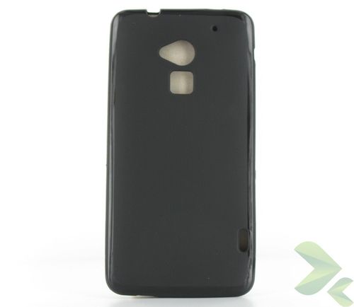 Geffy - Etui HTC One Max TPU solid color black na Arena.pl
