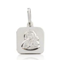 SREBRNY MEDALIK Z MATKĄ BOSKĄ CZĘSTOCHOWSKĄ PRÓBA SREBRA 925 GRAWER GRATIS!