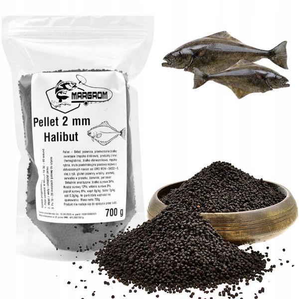 PELLET ZANĘTOWY 2 mm MARGROM 700g HALIBUT zdjęcie 8
