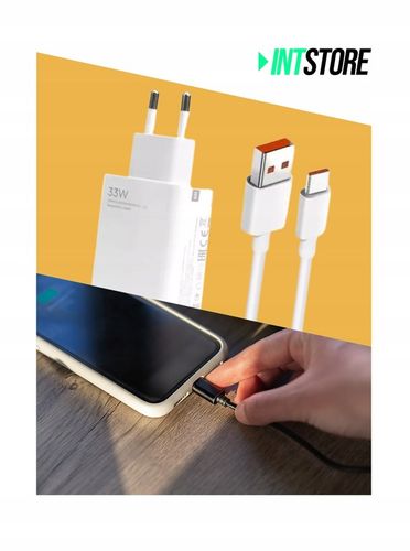 ORYGINALNA ŁADOWARKA XIAOMI MDY-11-EZ + KABEL USB-C 1 M TURBO CHARGE na Arena.pl