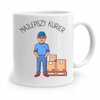 Kubek Prezent Dla Kuriera Najlepszy Kurier! Z Nadrukiem Ze Zdjęciem