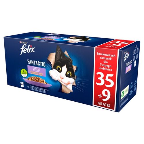 Felix w galaretce MIX MIĘSNY saszetka 44x85g na Arena.pl