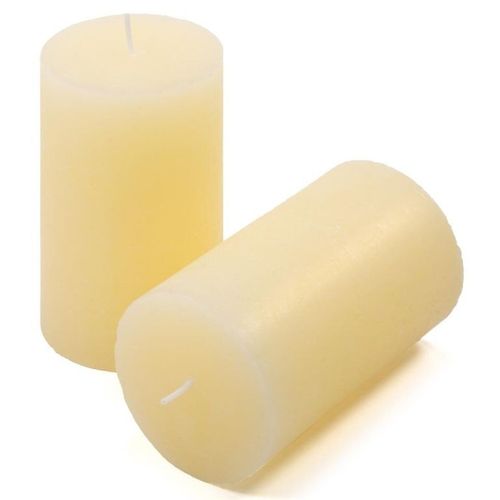 Zestaw świec rustykalnych, 11,5 cm, Ø 6,8 cm, kremowy, 6 szt na Arena.pl