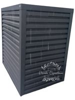 Osłona pompy ciepła 80x50x180 cm antracyt  ID478