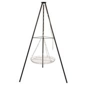 trójnóg stalowy 15ocm z rusztem 50cm grill do palenisk ogrodowych